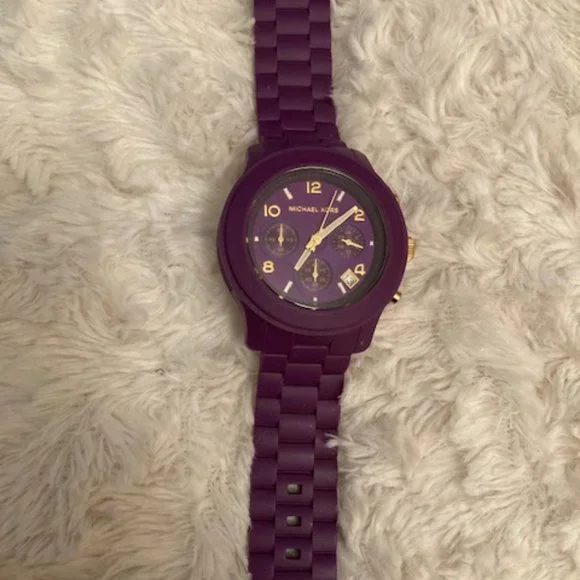 Michael Kors Purple Jelly Watch